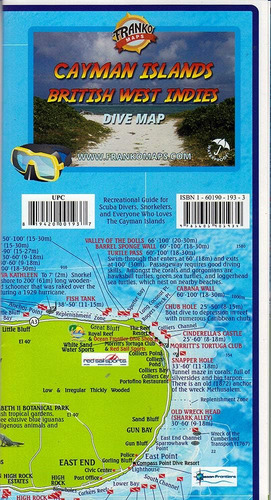 Libro: Mapa De Frankoøs De Las Islas Caimán (inglés, Español