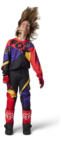 Conjunto Motocross Fox - Niño - Yth 180 Xpozr