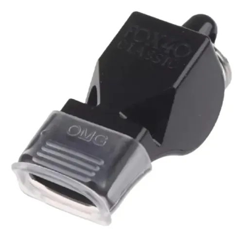 Apito Profissional Fox 40 Classic 115 Decibéis Cor Preto