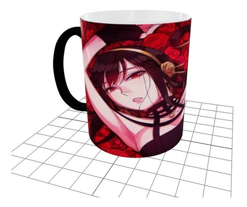 Taza Magica Spy X Family Yor Forger + Sticker