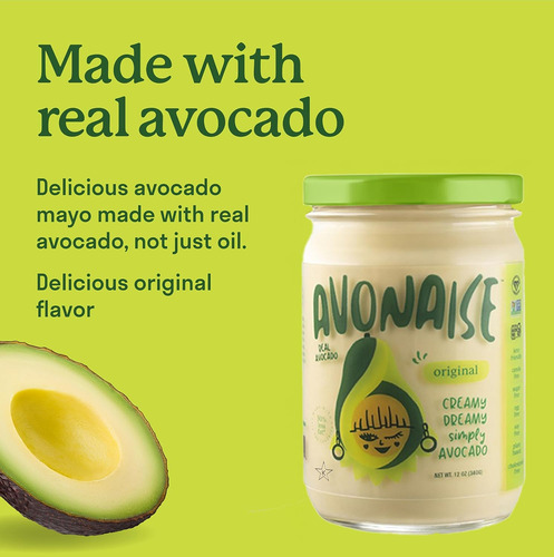 Mayonesa Paleo A Base De Aguacate Y Mayonesa Vegana Avonaise