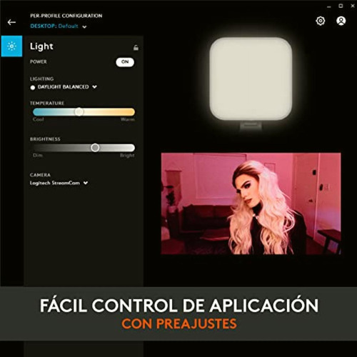 Logitech Litra Glow Premium Led Luz Para Streaming Con