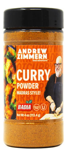 Madras Curry Hot Curry - Andrew Zimmern, 4 Onzas