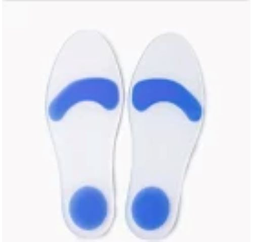 Palmilha Silicone Fascite Plantar 2 Ponto Azul T / 41-42 Or