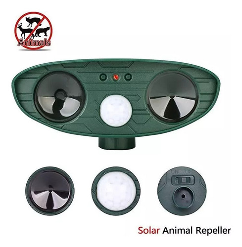 Disuasor Ultrasónico Para Gatos Con Sensor De Movimiento En
