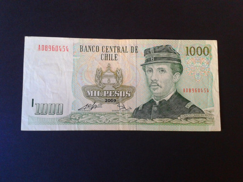 Chile Billete Mil Pesos 2009