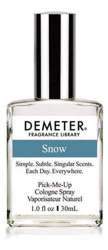 Demeter Snow Colonia De 1 Oz, Perfume Para Mujeres Y Hombre.