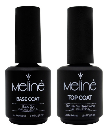 Meliné Base + Top Coat Esmalte Semipermanente Gel On Off