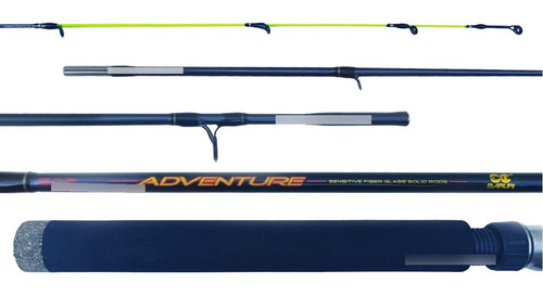 Imagem 2 de 10 de Vara Molinete Ponta Fina Sensível Adventure 4-8lb Maruri