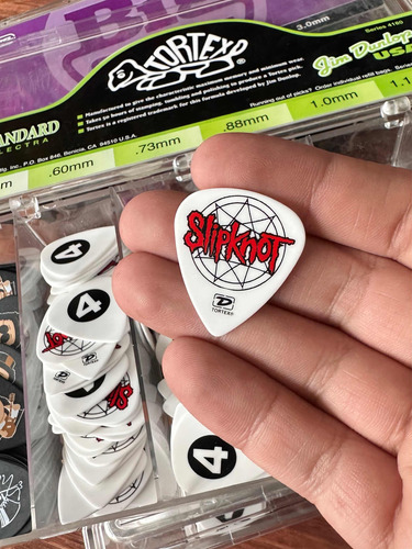 Uñetas De Guitarra Dunlop Signature Slipknot Japon Únicas