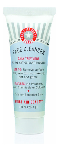 First Aid Beauty Limpiador Facial Mini Tamaño De Viaje, 1 .