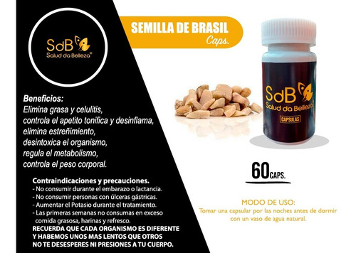 Semilla Sdb 5 Frascos, Cada Frasco Para 2 Meses