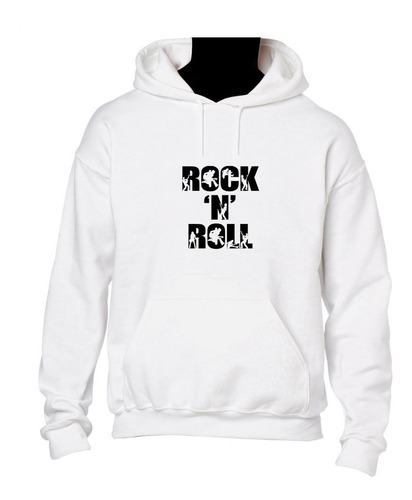 Buso Buzo Unisex Rock And Roll Personalizado