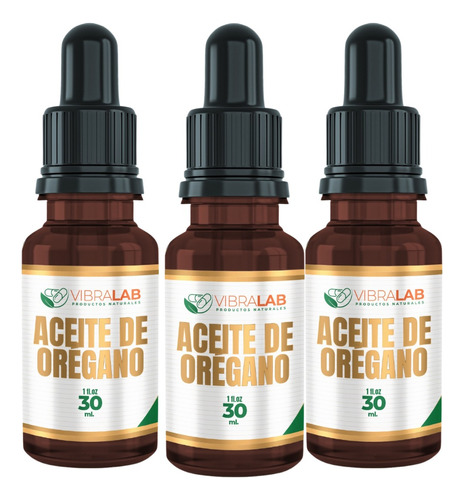 Aceite De Oregano 30ml 100% Natural ( 86-90% Carvacrol )