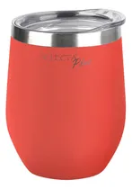 Comprar Vaso\u002Fmate Selecta Térmico Con Tapa Acero Inoxidable 350ml Color Coral