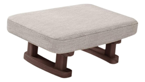 Taburete Pequeño Y Bajo, Rectangular, Otomano, Con Escalón
