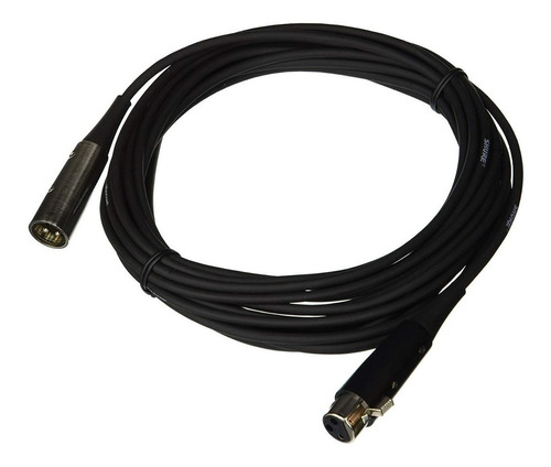 Shure C25e 25 Pies Triple-flex Cable, Negro Conector Xlr D