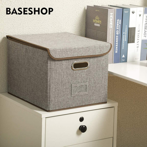 Imagen 2 de 6 de Caja De Archivos Plegable Con Tapa Paquete De 2 Organizado