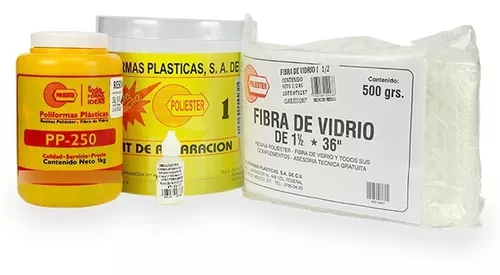Kit De Resina Y Fibra De Vidrio