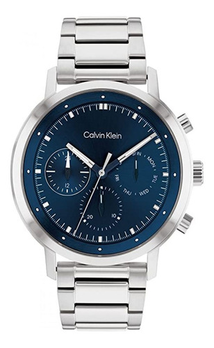Reloj Para Hombre Calvin Klein Gauge 25200063 Plateado