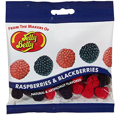 Jelly Belly Mellocreme Candy - Frambuesas Y Moras - 2.75 Oz.
