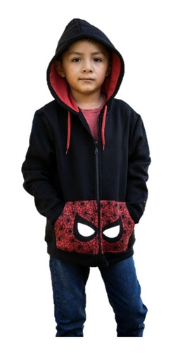 Campera Spiderman Hombre Araña Across Niño Nene Marvel