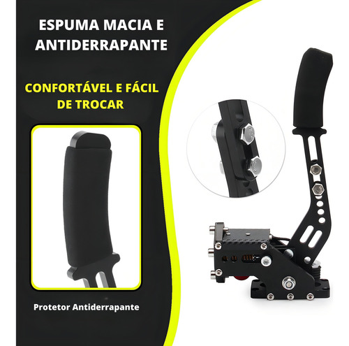 Simulador de volante Logitech G29 para PC con Windows, freno de mano, color negro