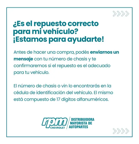 Tensor Placa De Anclaje Gm 13297079