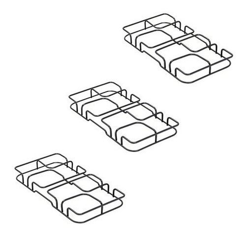 3 Trempes Grades Grelhas Para Fogão Brastemp 6 Bocas W2647