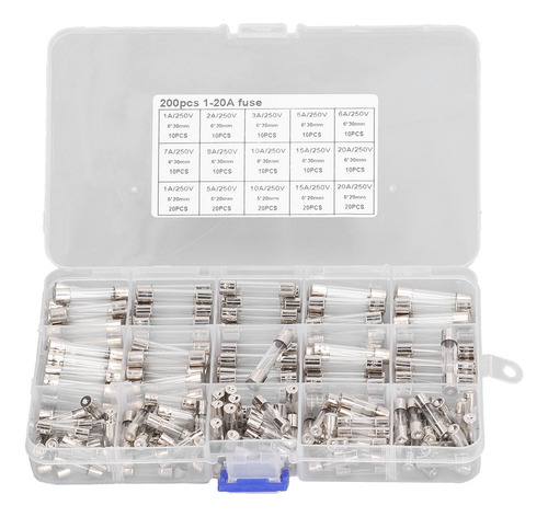 Kit De 200 Fusibles De Vidrio For Automóviles, Surtido De F
