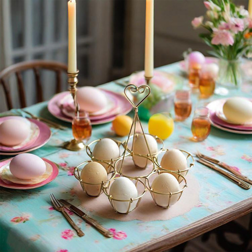 Soporte Para Huevos De Pascua, De Metal, Para Manualidades,