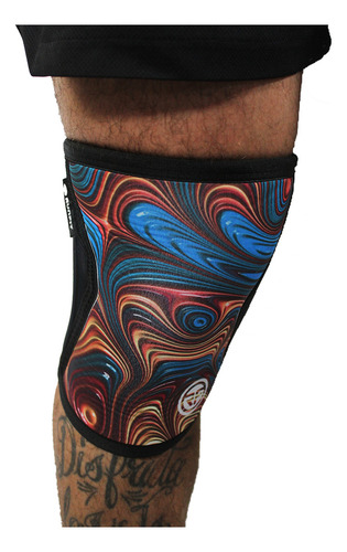 Rodilleras De Neopreno Psy Fungi Runfit 7mm Color Agua Talla Xl