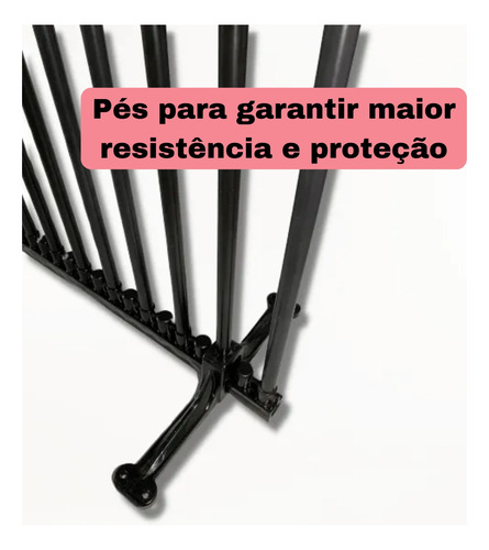 Cercado De Proteção Para Piscinas Jardins Escadas 3,63 Mts