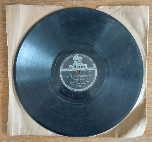 Disco De Pasta. Fernando Albuerne Con Orquesta Don Américo. (Usado)