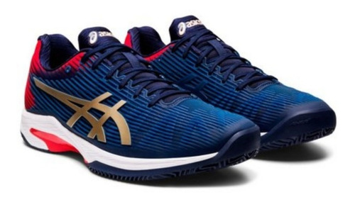 Tenis Asics Solution Speed Ff Clay - Azul E Vermelho