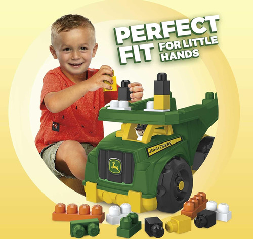 Mega Bloks John Deere Bloques De Construcción De Juguetes, C