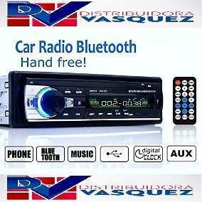 Radio Bluethooth Para Carro Usb Auxiliar Sd Pantalla Lcd