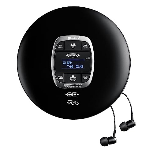 Jensen Profesional Portable Cd Player Con Bluetooth Tfcgg