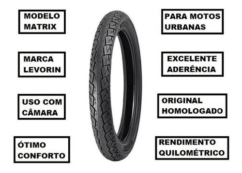 Pneu Levorin Dianteiro 80/100-18 Matrix Comet 150