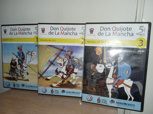 Lote Dvd Serie Animada Don Quijote ( Casi Completa) 10 Dvd's (Usado)