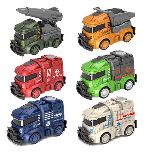 Coches De Juguete Para Niños 6pcs