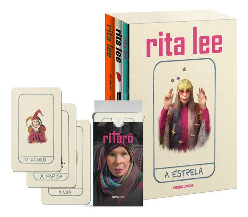 Box - Livros De Rita Lee + Brinde Exclusivo: Baralho Ritarô