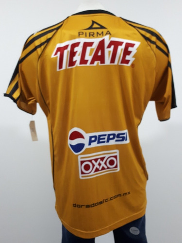 Imagen 2 de 10 de Jersey Pirma Dorados Sinaloa Visita 2008 Dorado/negro