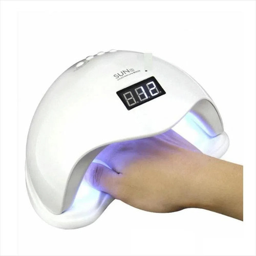 Imagen 1 de 3 de Lampara Secado Rapido Uñas Gel 24 Leds 48watts Profesional
