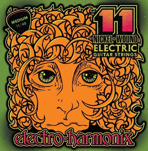 Encordoamento Guitarra Electro Harmonix 11-48 Made In Usa 