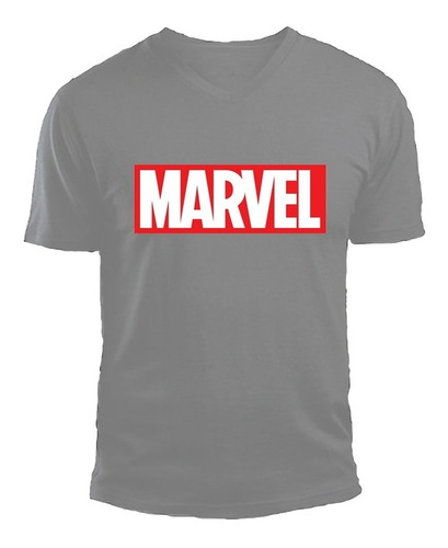 Playera Personalizada Superheroes Marvel Logo Diseño