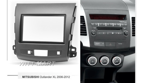 Adaptador Radio Bisel Mitsubishi Outlander 2008-2012  7 PuLG