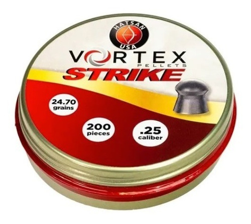 Diabolos Hatsan Vortex .25 200 Piezas Cacería 24.70g Xchws C