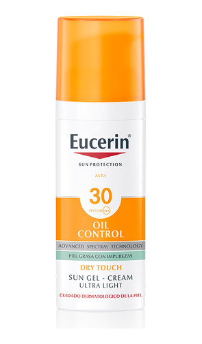 Solar Eucerin Sun Oil Control Gel Crema Toque Seco Fp30 50ml