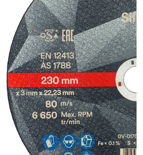 Disco Corte 3m Silver 51806 Inox 230 X 3mm - Por Unidad